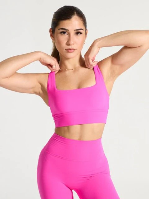 Revolution Sports Bra - Pink Starburst | Buffbunny Collection