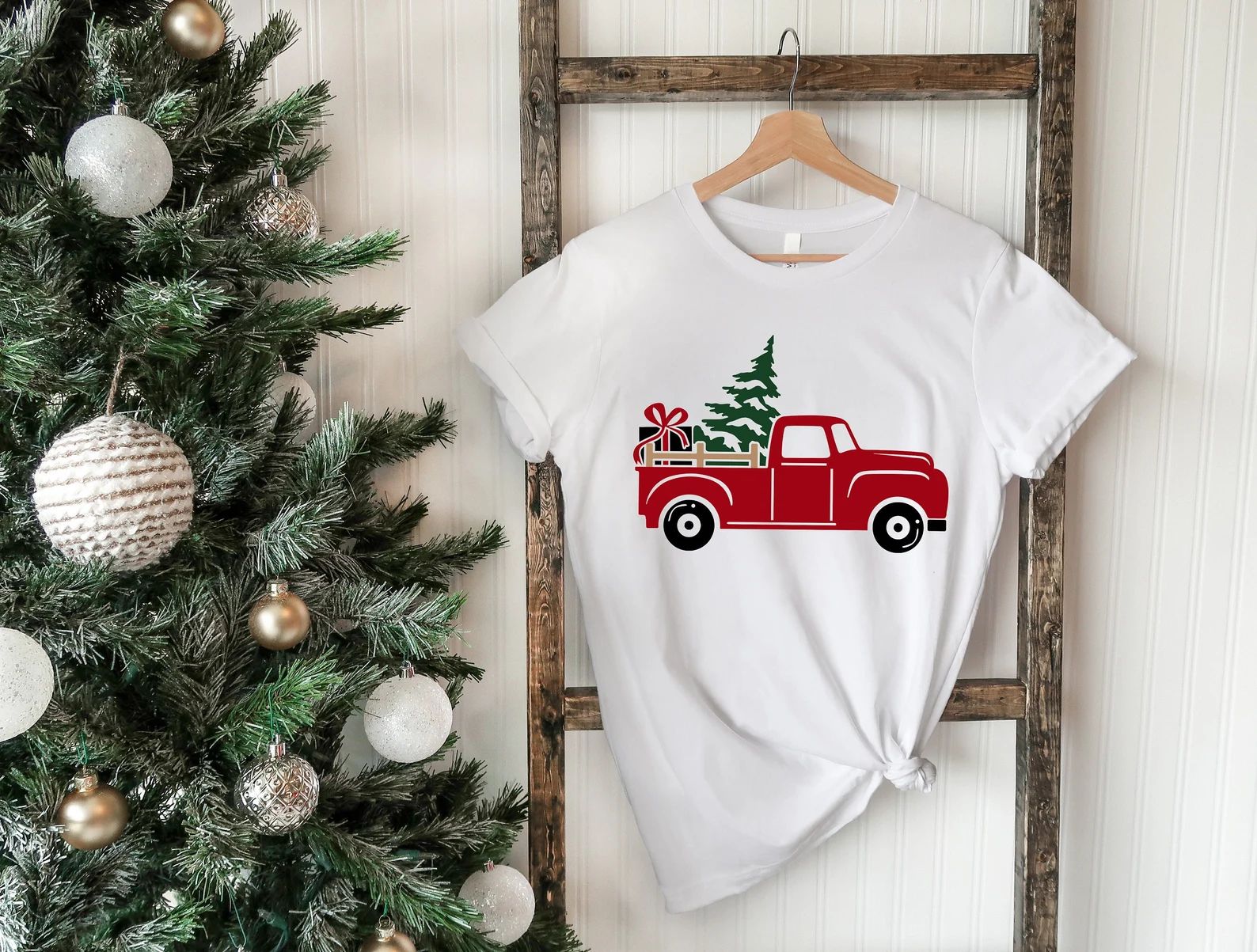 Red Truck Shirt  Christmas Truck Shirt Christmas Tree Shirt | Etsy | Etsy (US)