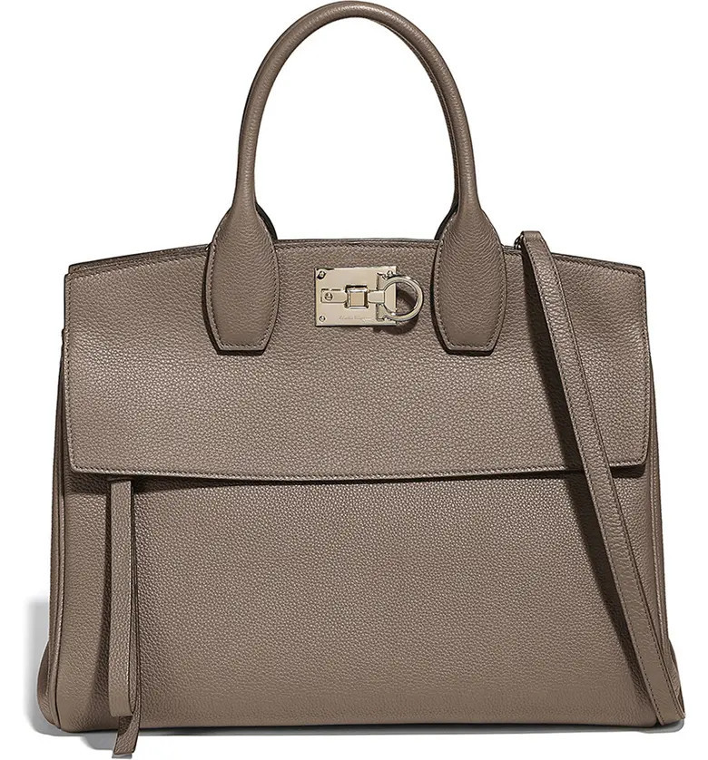 Salvatore Ferragamo The Studio Leather Top Handle Bag | Nordstrom