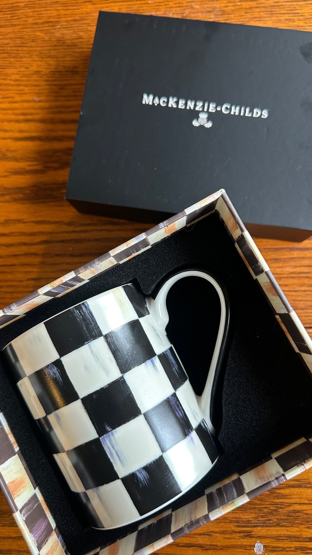 Serene segue. ☕️

It’s 2026, and I’m welcoming mellow mornings that unfold slowly into joyful days. ✨

My amazing grandmother gifted me this lovely @mackenziechilds Courtly Check stoneware  mug, & it adds a bit of whimsical luxe to tea (& juice & coffee) times. ✨

Cheers to intentional mornings, abundant days & peaceful nights in this new year. 🖖🏾

#mackenziechilds #morningmood #courtlycheck #serveware