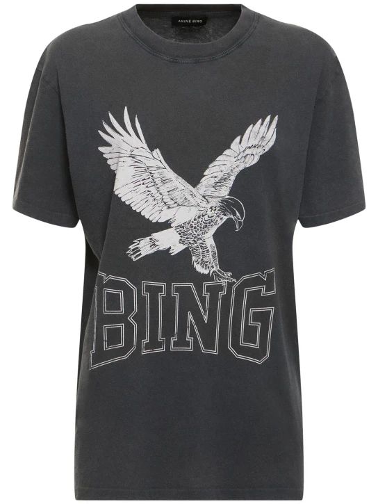 Lili Retro eagle cotton jersey t-shirt | Luisaviaroma