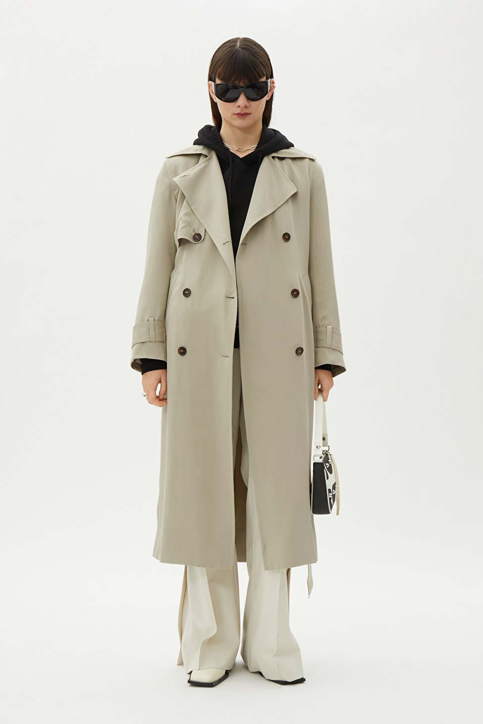 Casey Fluid Trench Coat | Weekday