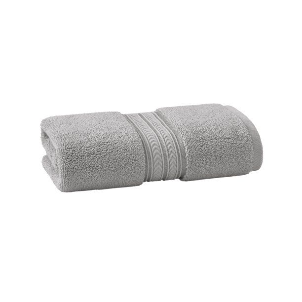 Better Homes and Gardens Thick and Plush Hand Towel, Soft Silver | Walmart (US)