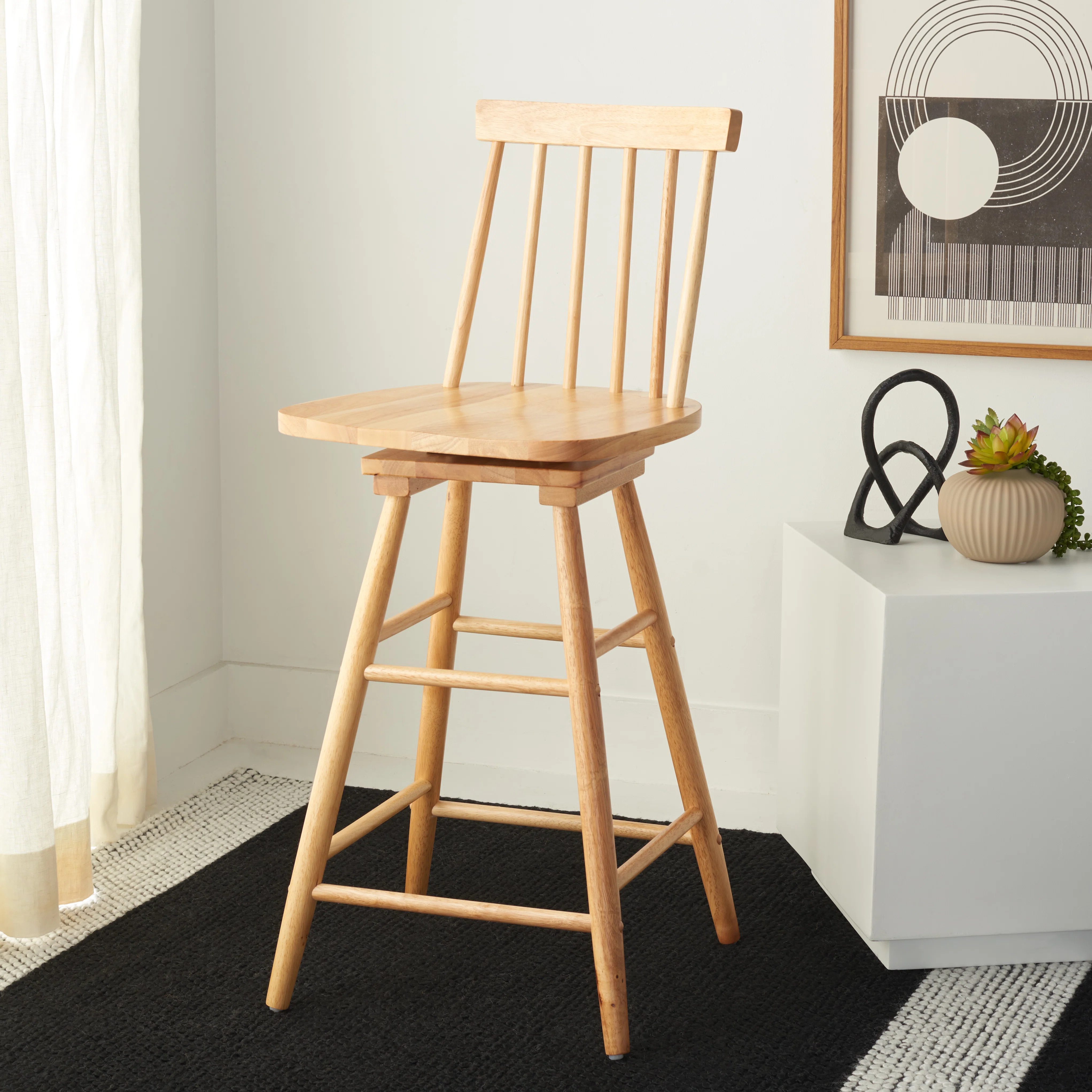 Lark Manor™ Abdoulaziz Swivel Counter Stool & Reviews | Wayfair | Wayfair North America