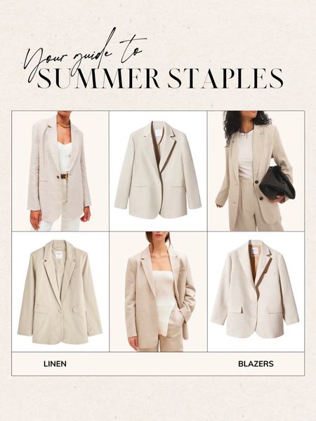 Summer staples / best linen blazers

Linen blazer outfit, summer blazer, blazer for summer, workwear outfit, workwear blazer, light blazer

#LTKstyletip #LTKSeasonal #LTKFind