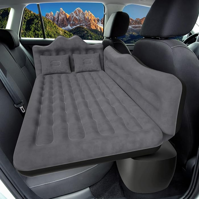 Car Air Mattress, Inflatable SUV Truck Air Mattress Back Seat Camping Bed Thickened Car Sleeping ... | Amazon (US)