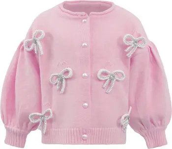 Lola + The Boys Pearl Bow Cardigan | Nordstrom | Nordstrom