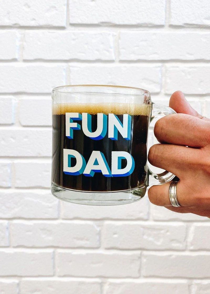 Fun Dad Glass Mug | Alice & Wonder