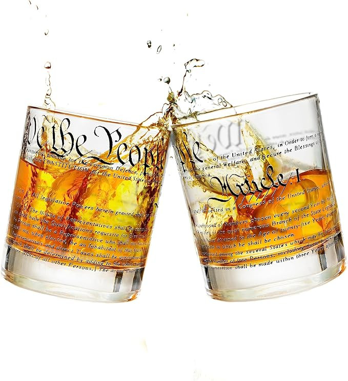 Greenline Goods Whiskey Glasses – United States Constitution We The People (Set of 2) - 10 oz T... | Amazon (US)