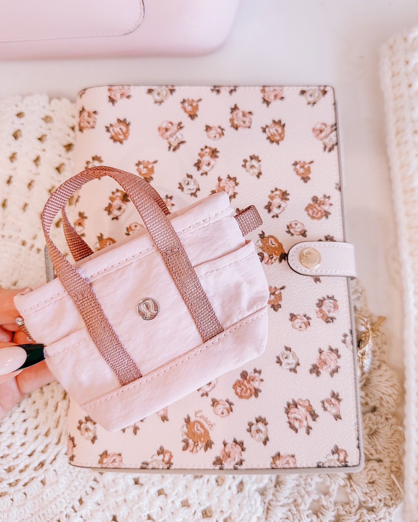 Cute mini tote!
Keychain
Coin purse
Lululemon 
Summer
Travel
Beach
For Her

#LTKGiftGuide #LTKSaleAlert #LTKSummerEdit