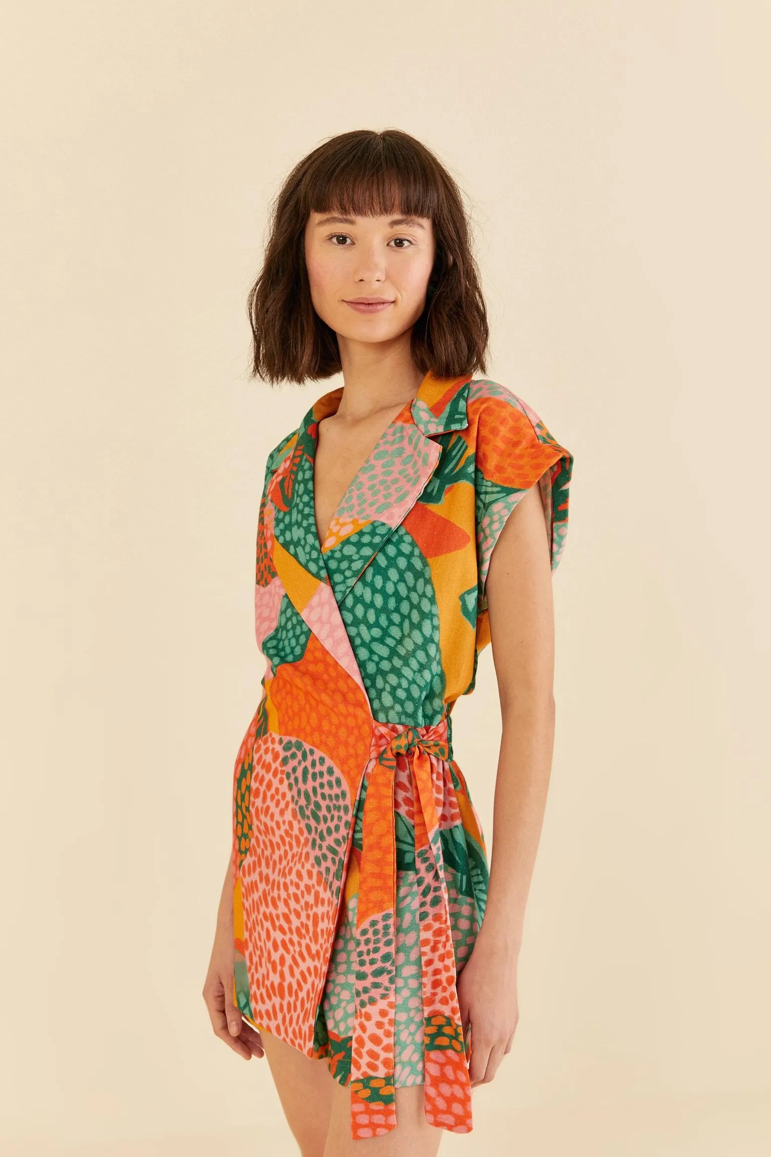 Macaquinho Estampado Jaquitas | Farm Rio (BR)