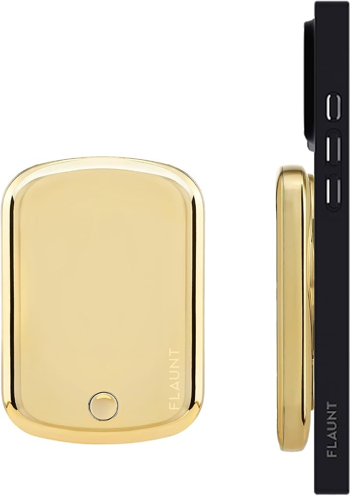 Flaunt 5000mAh Wireless Battery Pack with USB-C Port - Metallic Gold | Amazon (US)