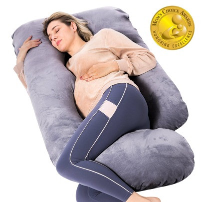 Momcozy Pregnancy Pillows, U Shaped Full Body Maternity Pillow With Removable Cover - Support For Back, Legs, Belly, Hips For Pregnant Women, 57 Inch | SHEIN