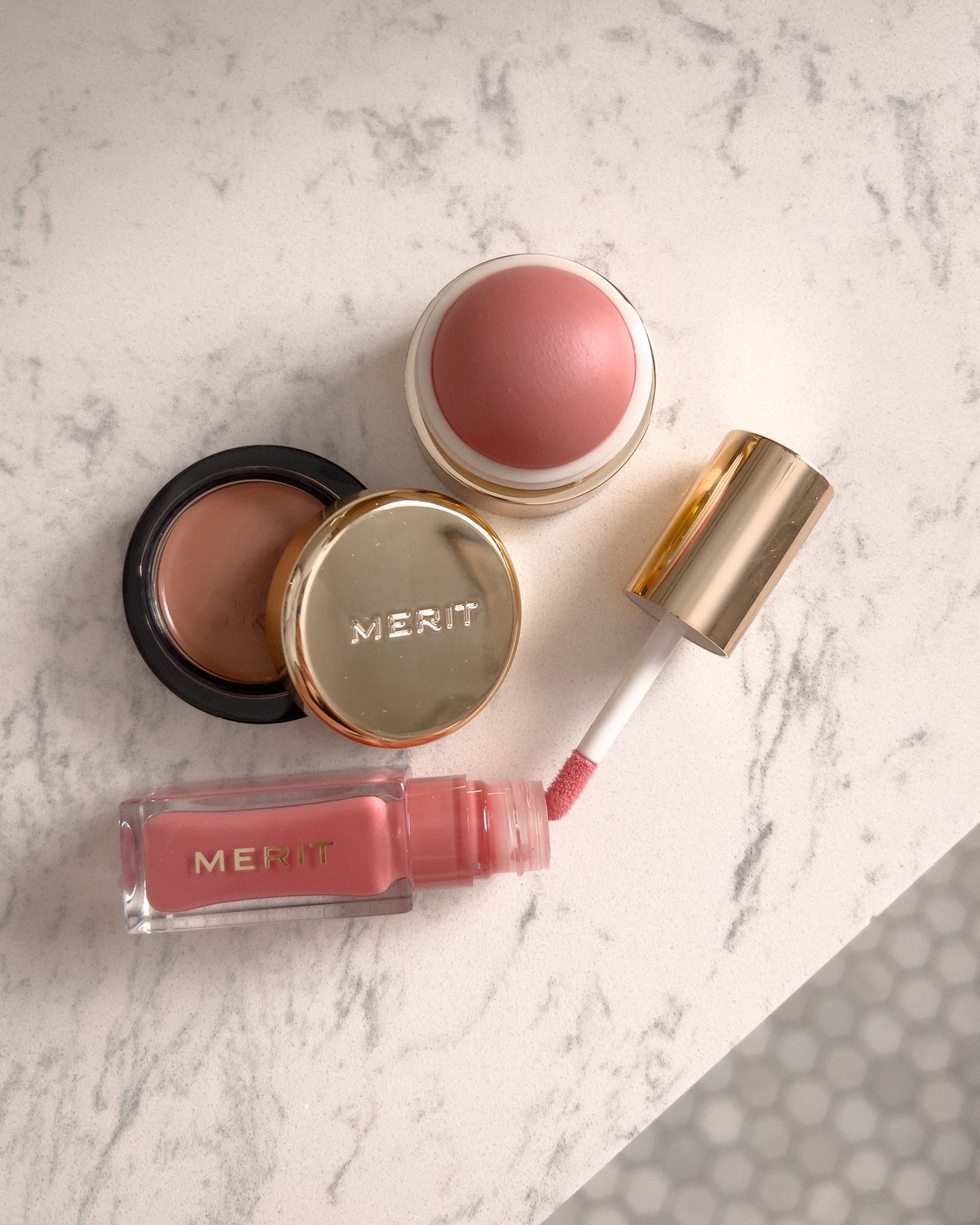 The easiest everyday makeup trio 🤍

Loving these three from Merit lately — their Blush Balm, Solo Shadow, and Shade Slick Lip Oil -  perfect for that natural “put together but still you” look.

The formulas are lightweight, blend beautifully, and the packaging is just as good as everyone says.

Truly the kind of products that make getting ready feel simple again.

@Merit 

Colors shown
Blush Balm: Beverly Hills 
Solo Shadow: Studio 
Lip Oil: Pointelle 

#LTKOver40 #LTKBeauty #LTKselfcare