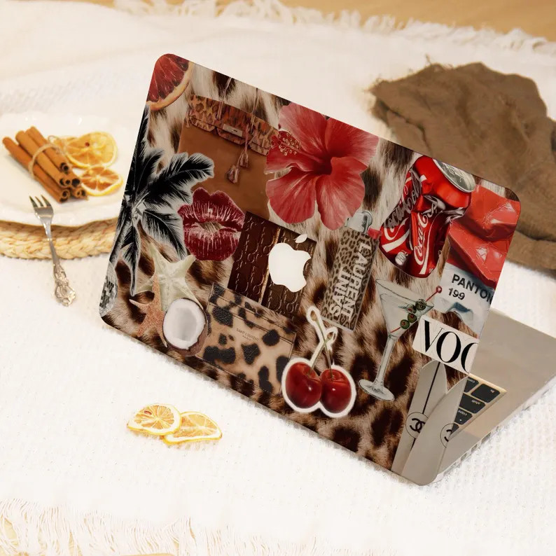 Flower Leopard MacBook Case for New 2025 M4 Air 13/15,macbook M1 M2 M3 M4,mac Pro 13/14/15/16 Aes... | Etsy (US)