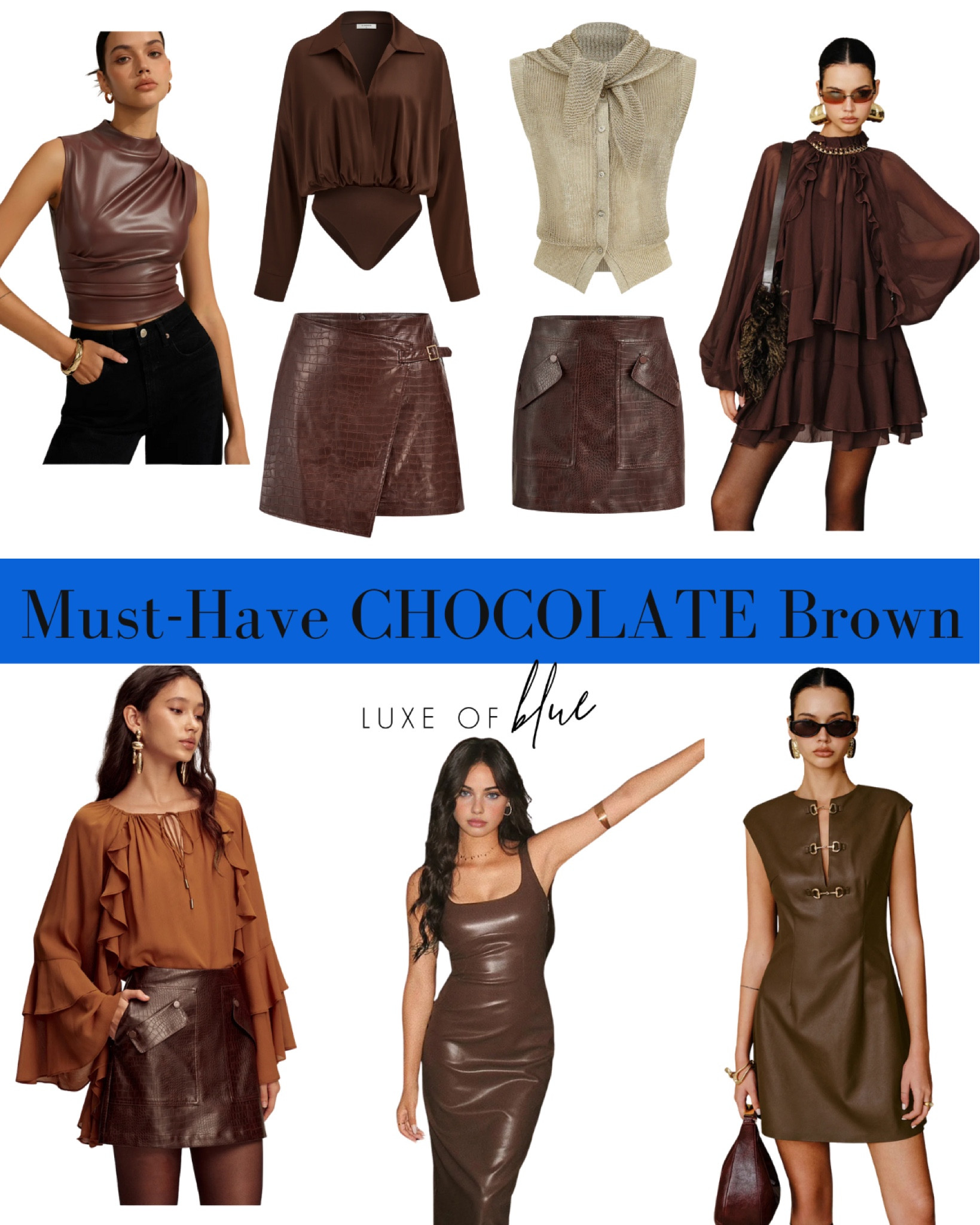 Must-Have Chocolate Brown Capsule Wardrobe for Autumn 🍂 

#LTKFindsUnder100 #LTKFindsUnder50 #LTKStyleTip
