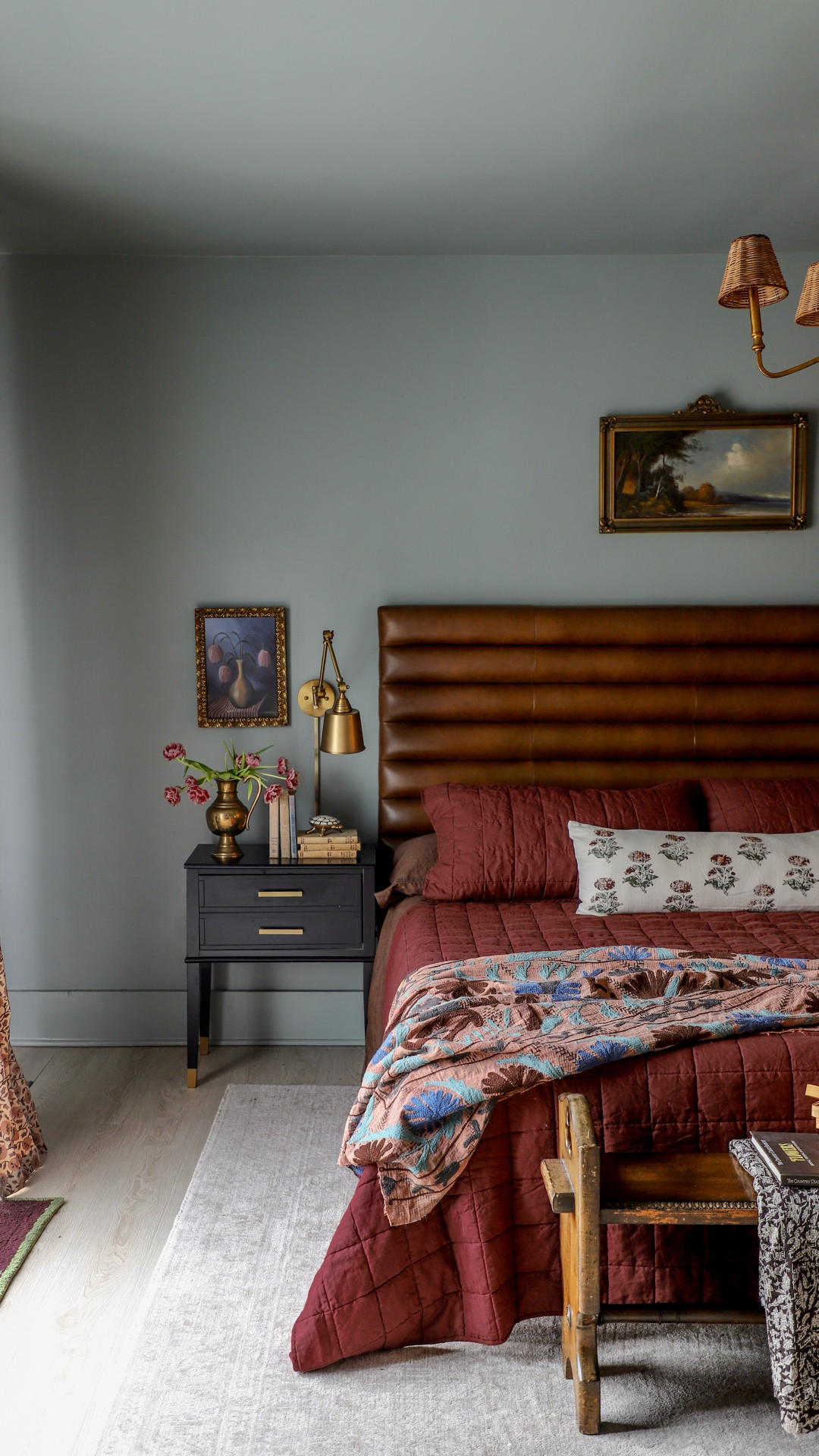 Our new(ish) painted bedroom is finally getting decorated with fresh linen from @Quince #quincepartner. First, lovely (and soft!) espresso sheets, a light linen quilt for spring (so much easier than a duvet!), and the natural fiber pillows your head deserves.

I’ve been blown away by the quality of Quince at such a great price.

Added a few handmade and vintage touches, then leaned ALL THE WAY into florals… art, books, rugs, and fresh flowers everywhere. Now all I need is a little sun! ☀️

#LTKmorningroutine #LTKHome