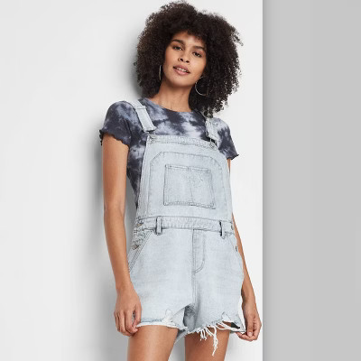 Women's Denim Shortalls - Wild Fable™ | Target
