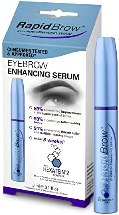 RapidBrow Eyebrow Enhancing Serum for Thicker, Fuller and Healthier Looking Brows, a Deeply Nourishi | Amazon (UK)
