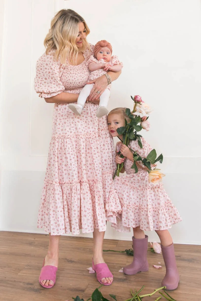 Mini Madeline Dress In Pink | Ivy City Co