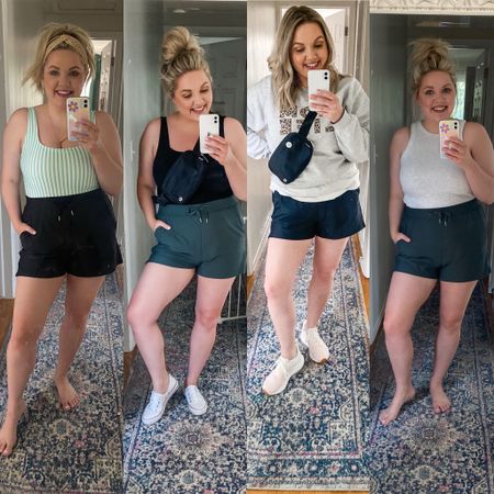 My FAVORITE shorts 50% off When I tell you these shorts are my entire personality lately. Wearing a large fits tts. 



#LTKActive #LTKfindsunder50 #LTKsalealert