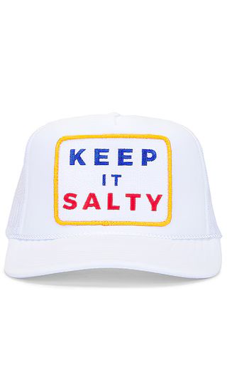 Keep It Salty Hat in White | Revolve Clothing (Global)