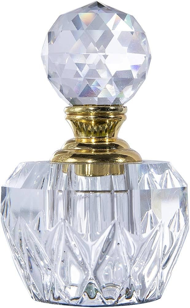 3ml Miniature Glass Perfume Bottles Empty Refillable Decorative Vintage Crystal Perfume Decanter(... | Amazon (US)