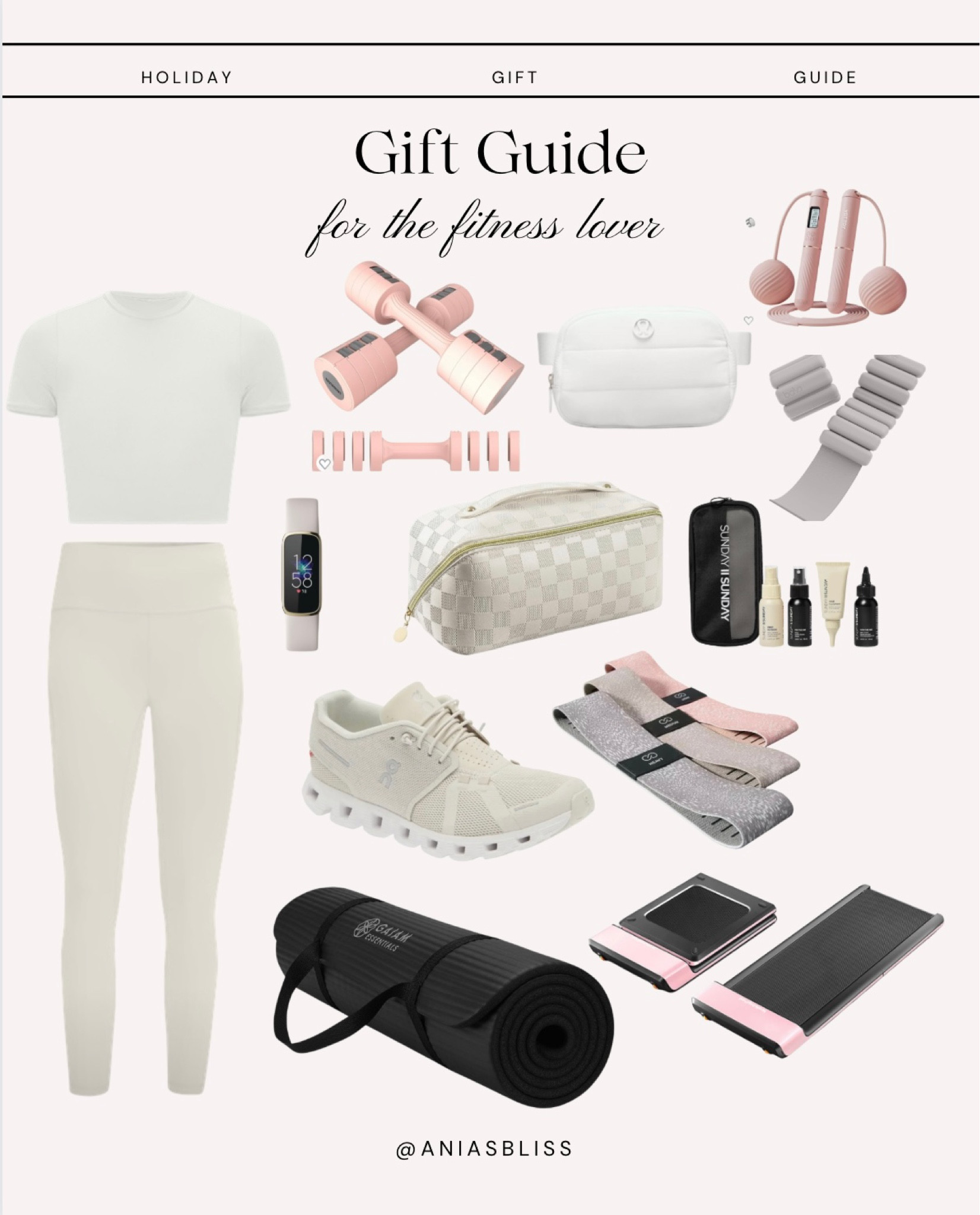 Gift guide for a fitness lover, gifts for her

#LTKHoliday #LTKfitness #LTKGiftGuide