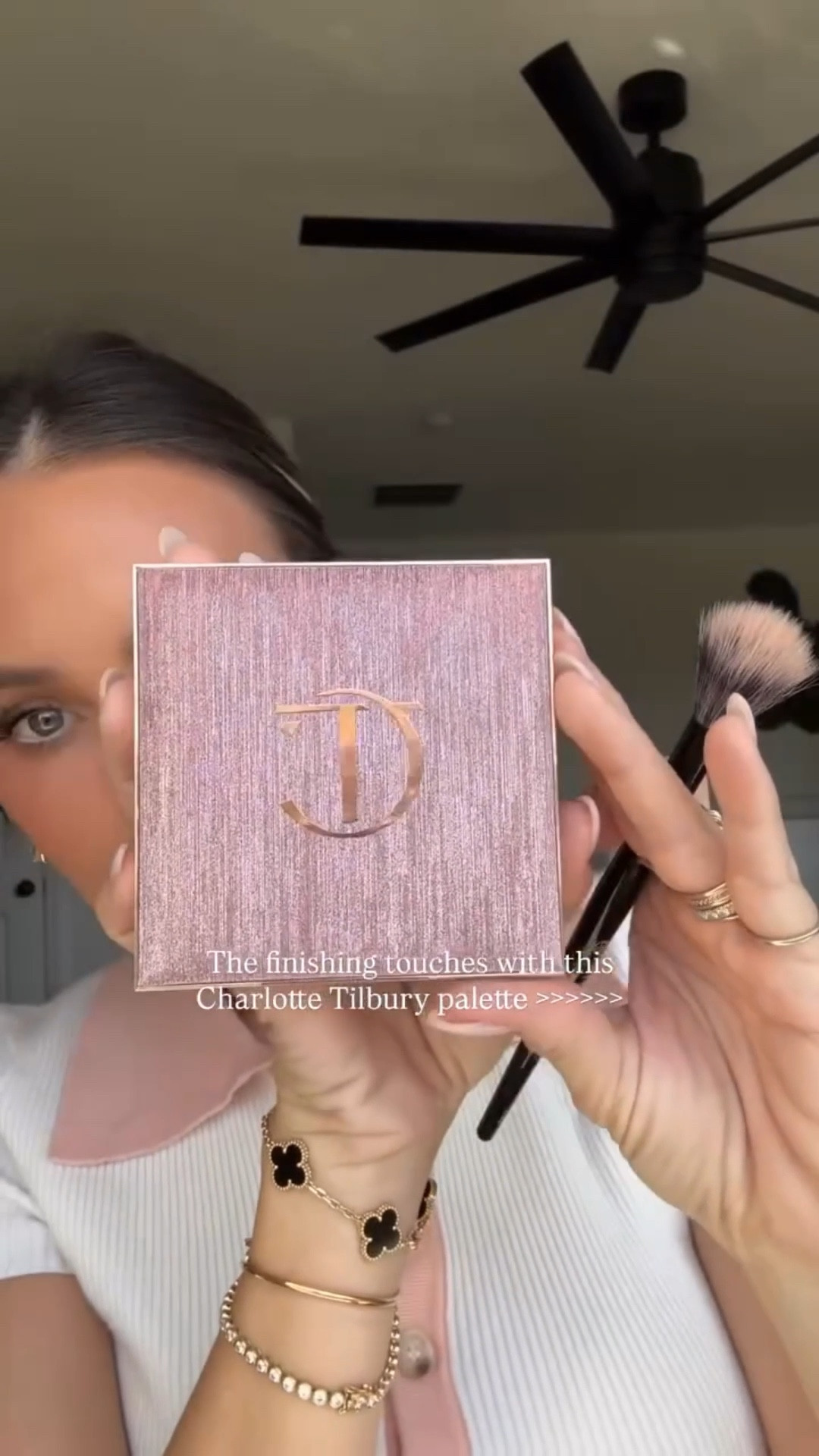 Still using the new Charlotte tilbury Hollywood instant look in a palette 💫 she needs to make this setting powder permanent!!! Look how that made everything look airbrushed

Brushes are @thebkbeauty 
Lip combo is @makeupforever wherever walnut lip liner, @clinique black honey almost lipstick and @rarebeauty affection lip oil stain 

Ps my lips are back to normal so I’m backkkkkkk to my dailies!!!!

#LTKBeauty #LTKgrwm #LTKFindsUnder100