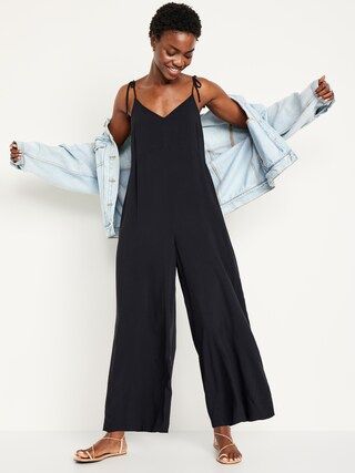 Sleeveless Wide-Leg Jumpsuit | Old Navy (US)