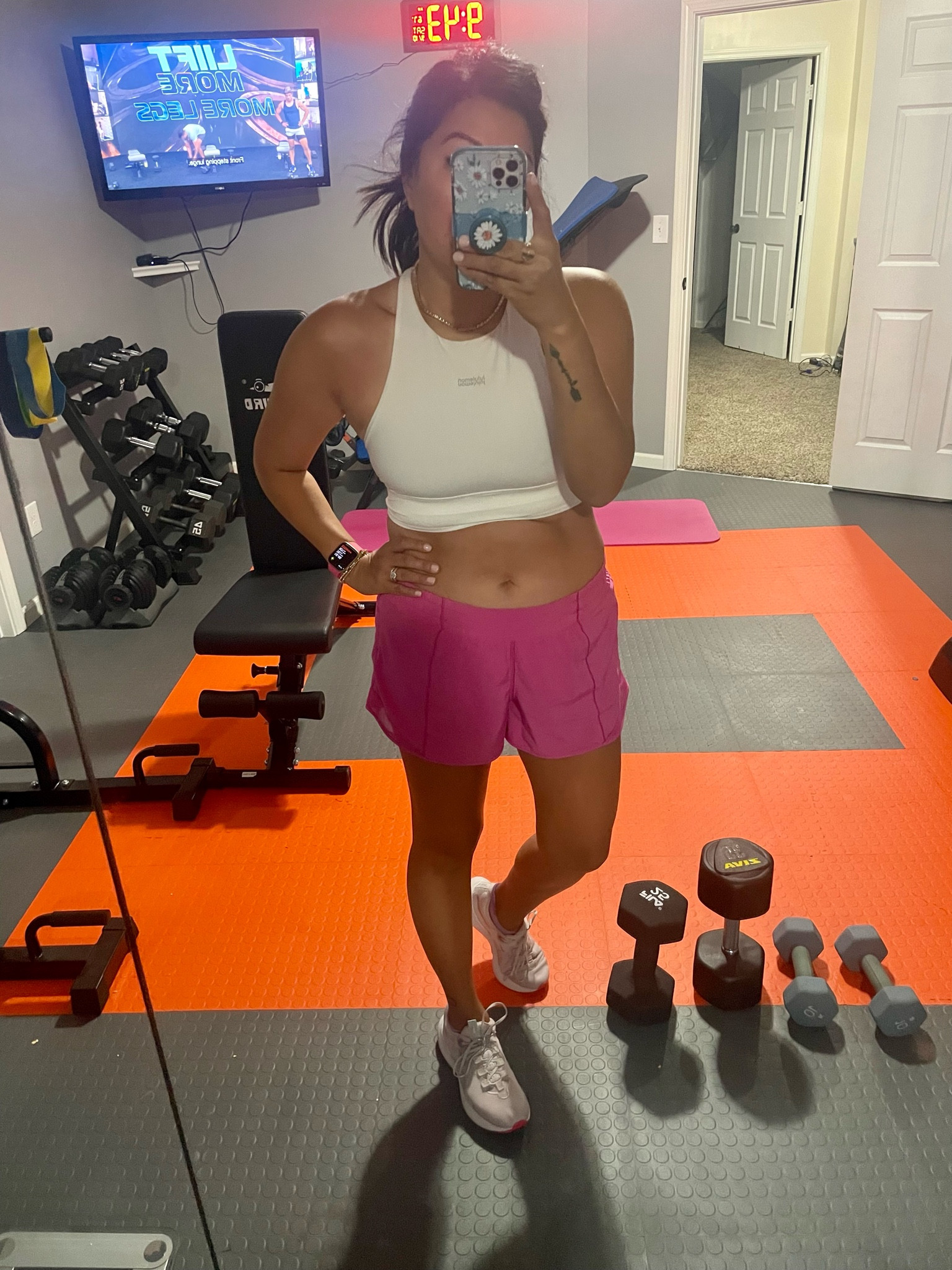 Gym OOTD 

Lululemon bra
Lululemon shorts
Nike shoes 

#LTKSale #LTKsalealert #LTKshoecrush