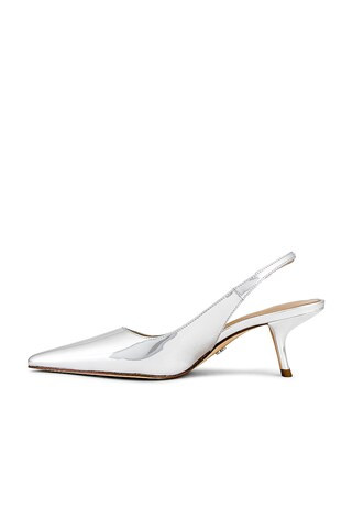 Sam Edelman Bianka Sling Back Heel in Soft Silver from Revolve.com | Revolve Clothing (Global)