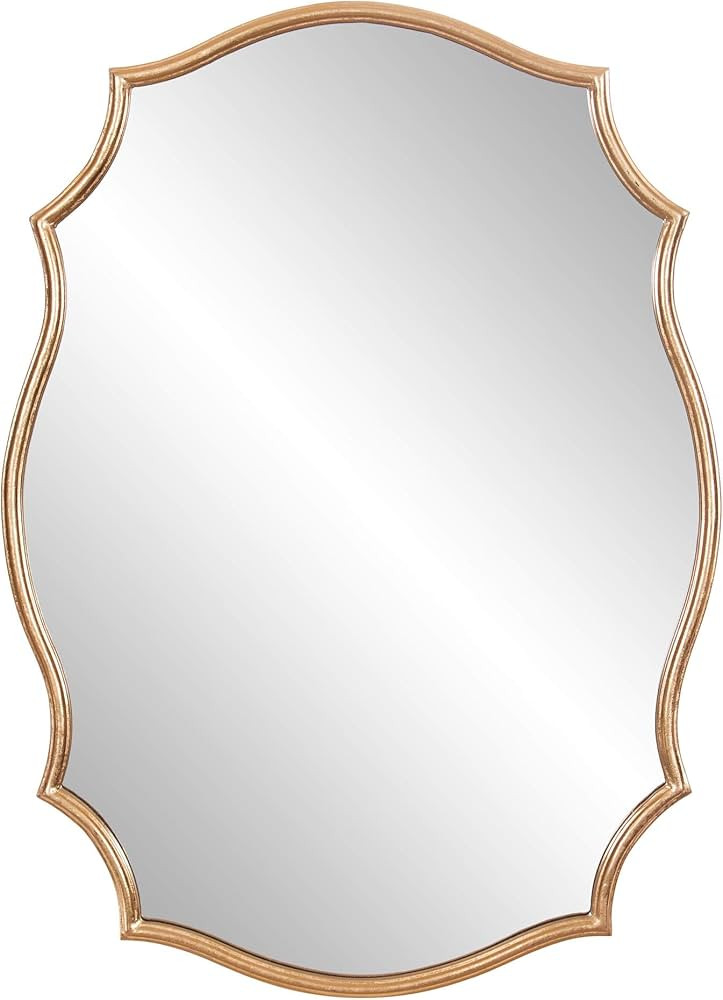 Patton Wall Decor 24x36 Gold Ornate Wall Accent Mirror | Amazon (US)