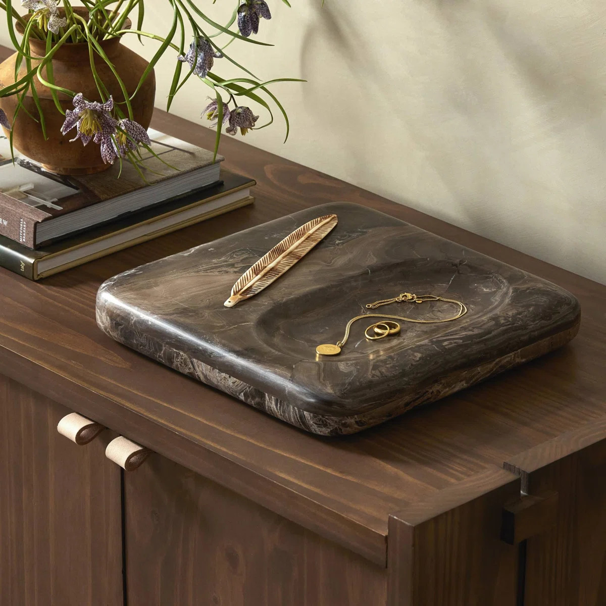Chonna Marble Decorative Plate 1 | Wayfair North America