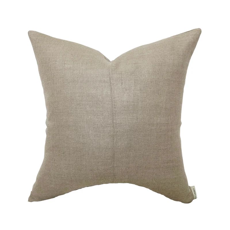 Cleo | Natural Flax Linen Pillow Cover | Linen & James