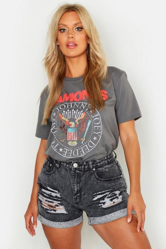 Plus Ramones License T-Shirt | Boohoo.com (US & CA)