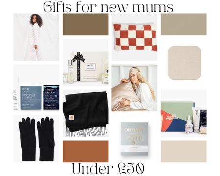 Gifts for her - gifts for new mums under £50 

All of the cosiest and luxurious products a new mum (or anyone!) could ever need, for less than  &50

1. Sustainable pj’s, nightwear rolls round through to daywear, and evening wear, and back to nightwear very frequently as a new parent, nice pyjamas are a must, as many pairs as you can get so there’s less laundry required
2. Sleep set, help with the lack of sleep in the only way you can
3. Your hands get freezing pushing a pram, these gloves are recycled cashmere to keep them toasty
4. Disguise the smell of baby sick and nappies with some boujiee scents
5. Scarf to keep warm on those cold winter walks with the pram
6. A good pillow is a god send postpartum, you can use it to sit on if you have any pain down below, and it helps with your posture when feeding, plus, it will look cute on the sofa
7. A silk pillowcase, skincare and hair care may not be a priority right now, but this is a zero effort beauty hack - this one can be personalised and comes with an eye mask for that oh so needed sleep
8. A photo album to document all those cute but crazy newborn moments
9. A throw and go charger is a life saver when you’re too tired to be messing around with wires. This one charges your phone and AirPods, the aesthetic is 10/10
10. Take the guesswork out of beauty products and get this ready made, perfect for mums gift set

#LTKbaby #LTKbump #LTKunder50
