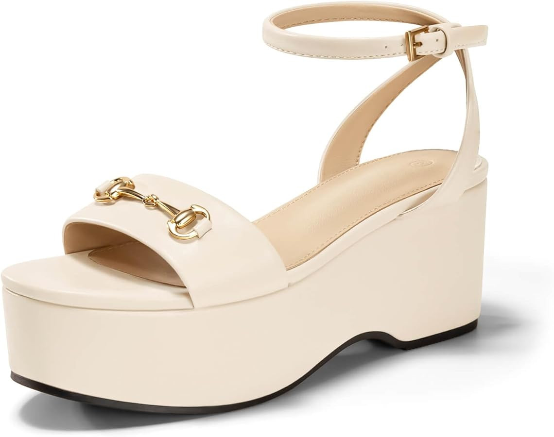 Womens Platform Sandals Chunky Wedges | Amazon (US)