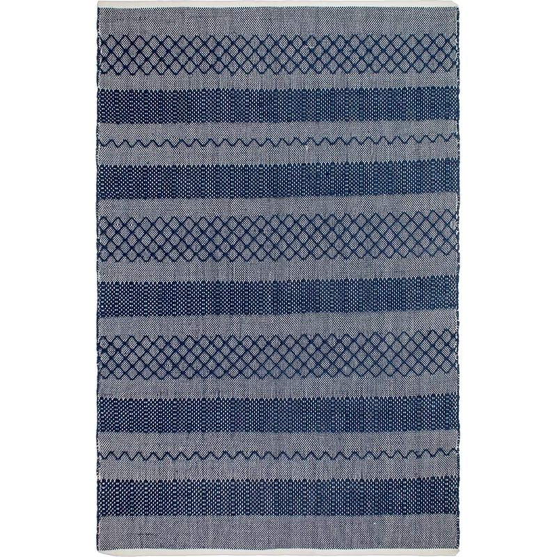 Aveline Hand-Woven Blue Indoor/Outdoor Area Rug | Wayfair North America