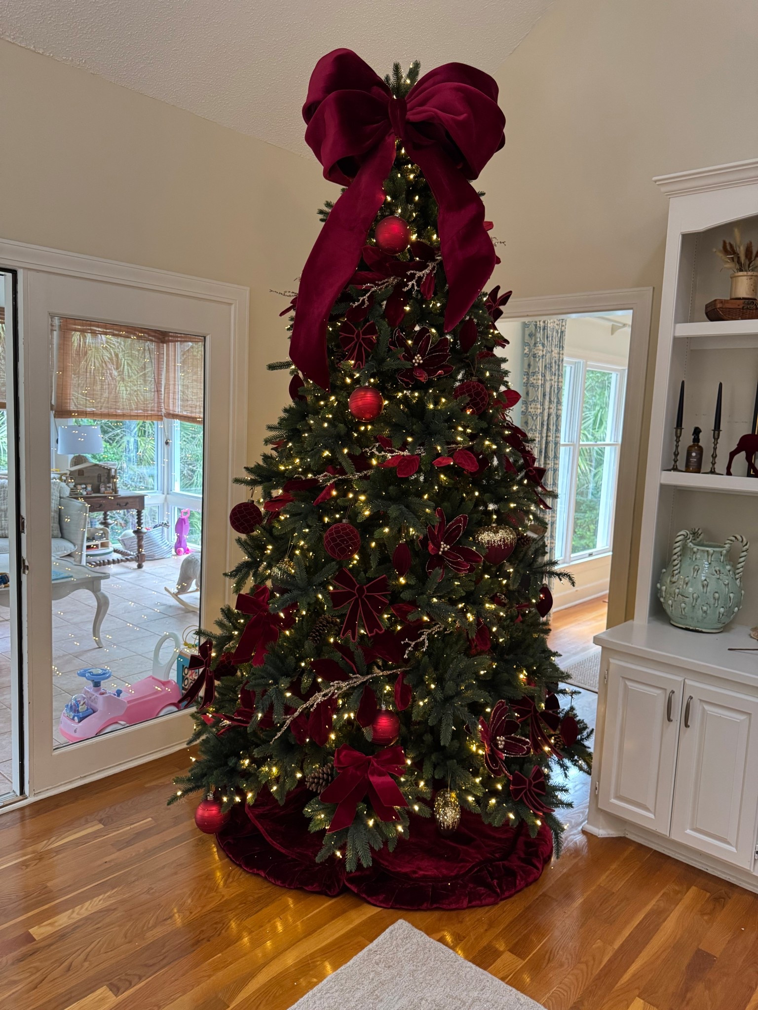 Burgundy deep red Christmas! Now tree topper! 

#LTKSaleAlert #LTKSeasonal #LTKStyleTip