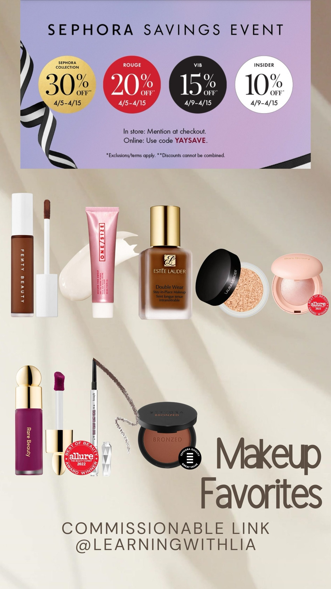 Sephora Savings Event: Makeup Favorites 

#LTKsalealert #LTKxSephora #LTKbeauty