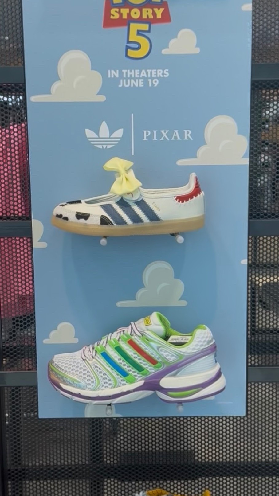 Low quality photo, high quality product! I cannot believe how cute these are for the new movie coming out ! Toy Story 5 / adidas / samba