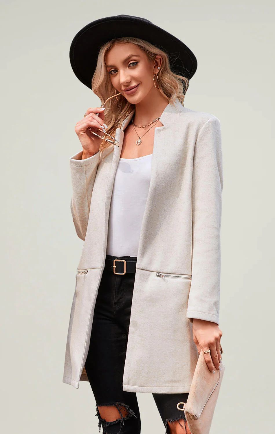 Women's Cardigan Coat - Stylish and Warm Outerwear - Angashion | Angashion Fashion Trends
