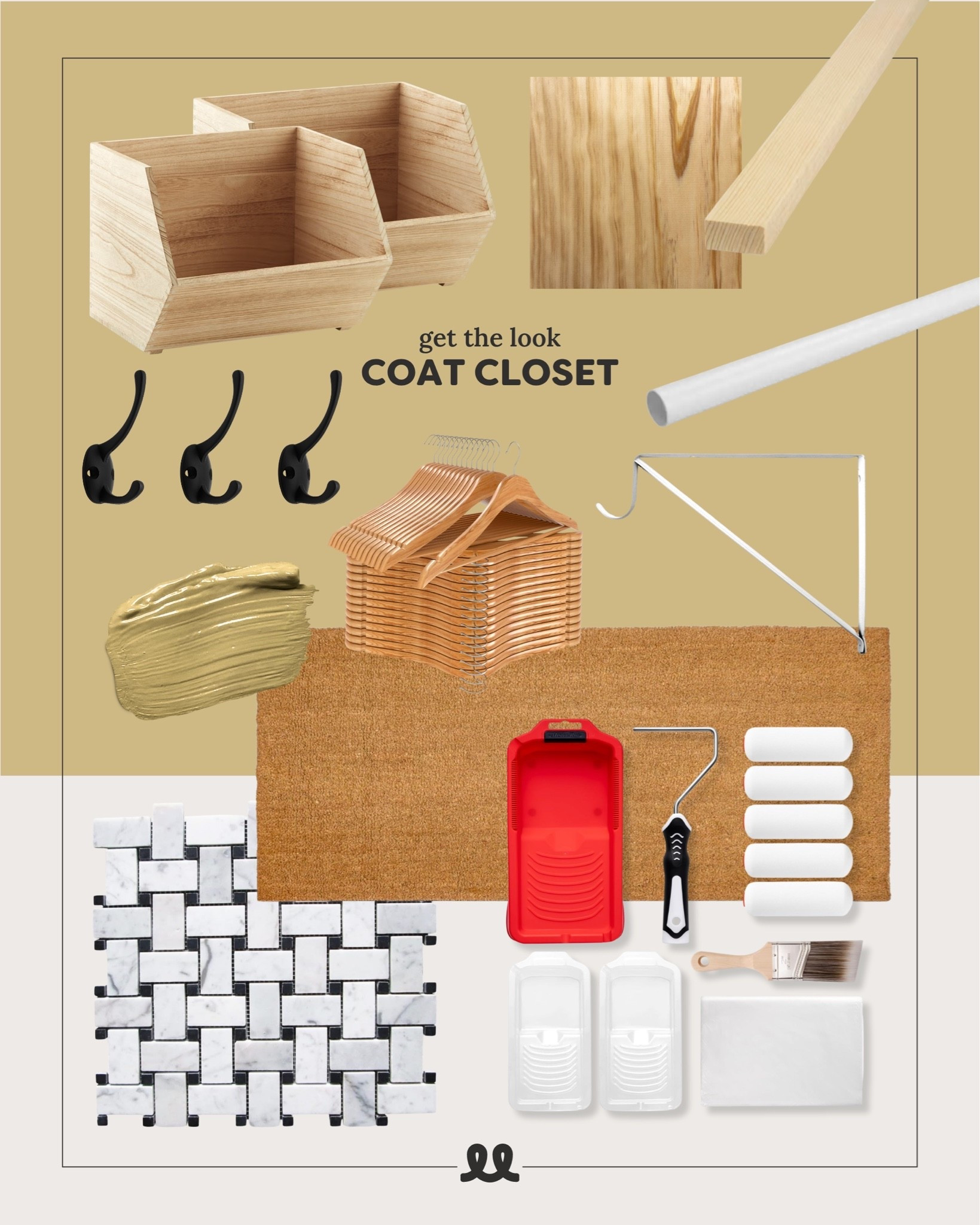 Here’s a round up of all the components of our recent closet overhaul!￼

#LTKHome