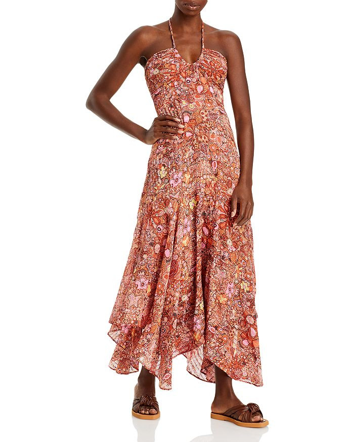 Amina Printed Halter Dress | Bloomingdale's (US)