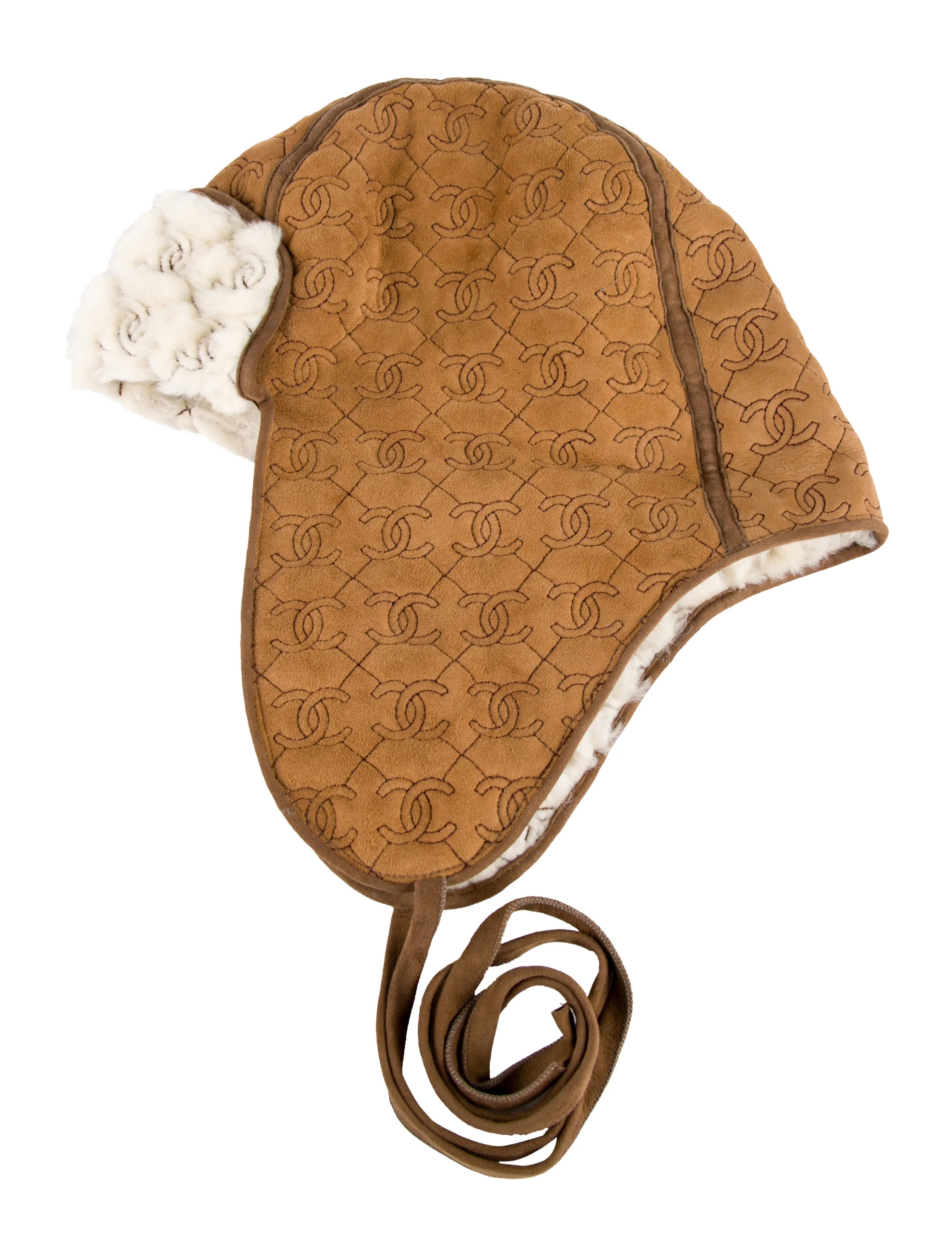 Quilted Shearling Chapka CC Hat | The RealReal