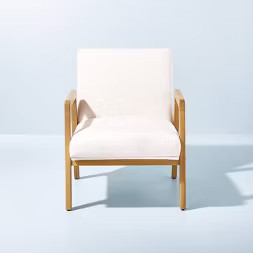 Upholstered Wood Framed Accent Arm Chair - Hearth & Hand™ with Magnolia | Target