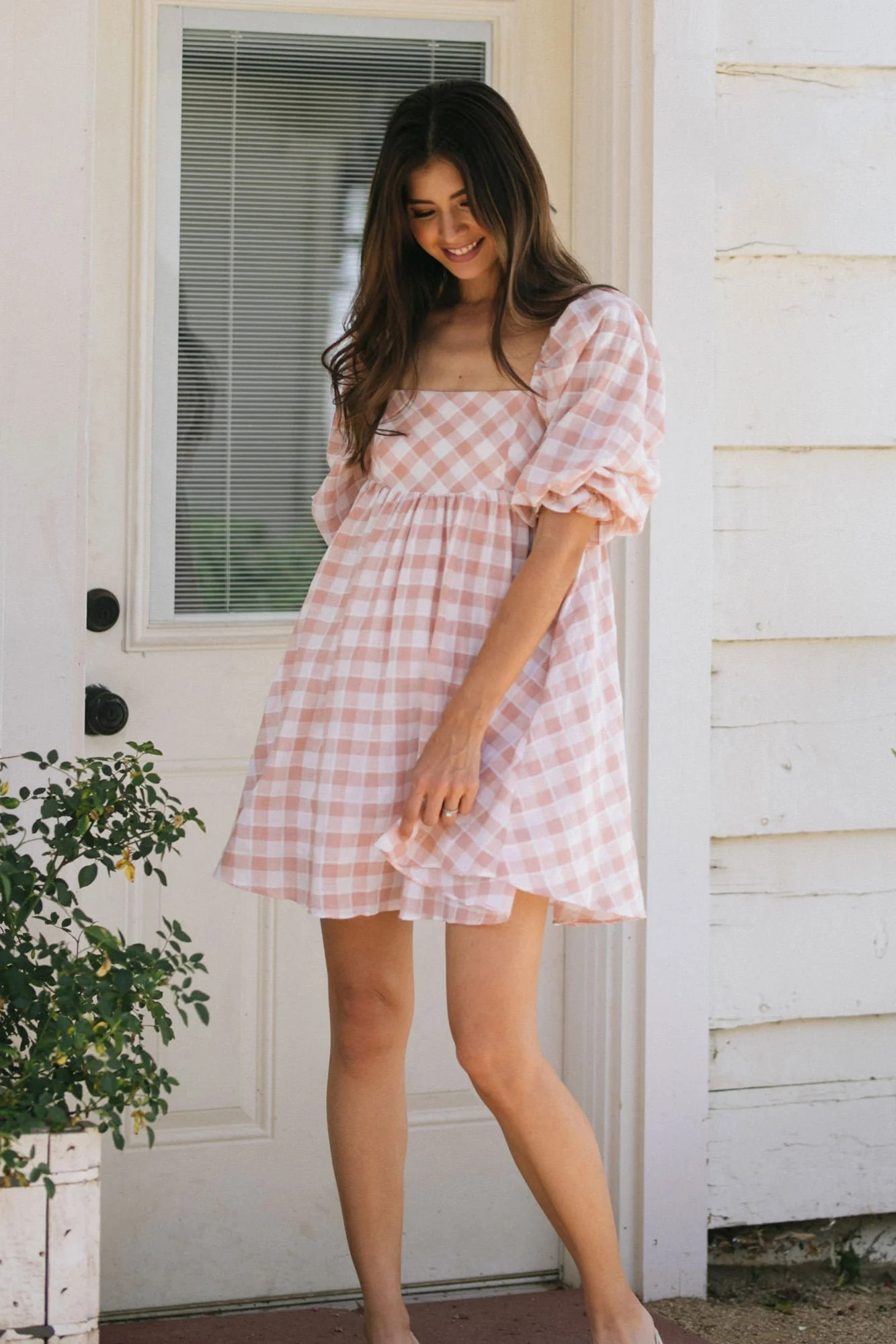 Christy Babydoll Mini Dress | Morning Lavender