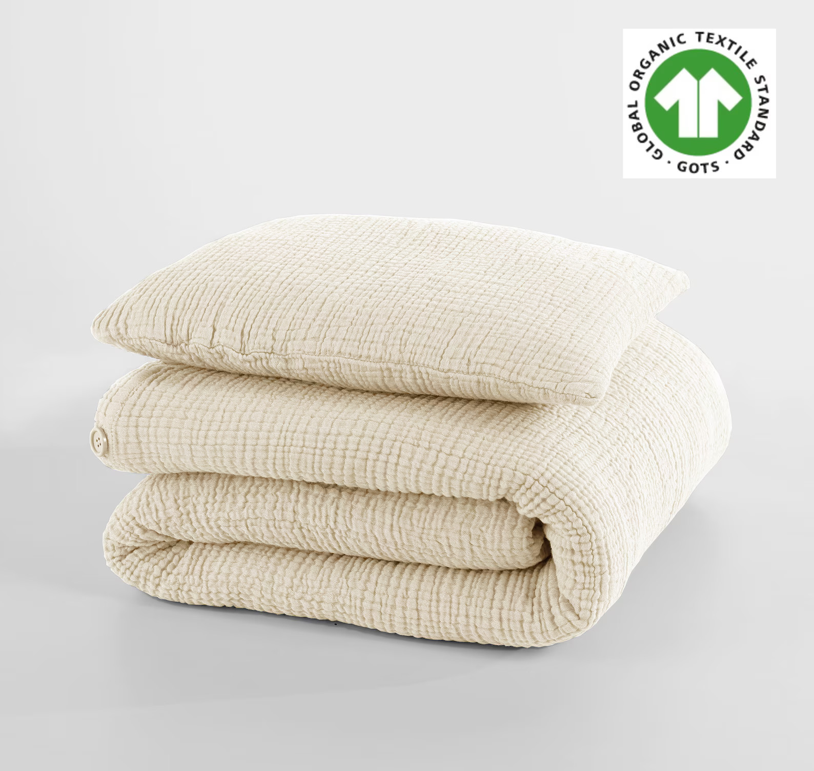 Organic Muslin Duvet Cover Set Customized 2 Layer Gauze Set - Etsy | Etsy (US)