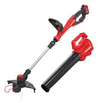 CRAFTSMAN V20 20-volt Max Cordless Battery String Trimmer and Leaf Blower Combo Kit (Battery & Ch... | Lowe's